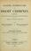 Cover of: Manuel élémentaire de droit criminel à l'usage des étudiants en droit de deuxième année et des candidats au premier examen de capacité en droit, suivi d'un résumé méthodique des principales questions d'examen et d'un résumé en tableaux synoptiques