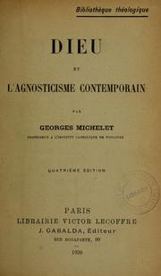 Cover of: Dieu et l'agnosticisme contemporain