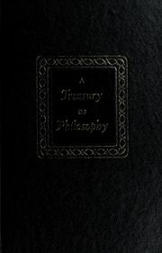 Cover of: Treasury of philosophy.