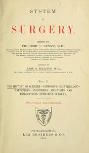 Cover of: The history and literature of surgery