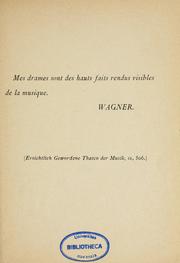 Cover of: Wagner