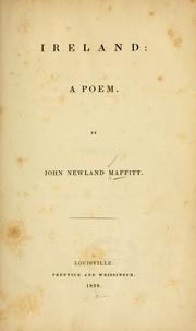 Cover of: Ireland: a poem.