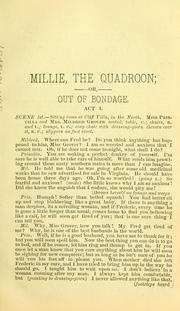 Cover of: Millie: the quadroon