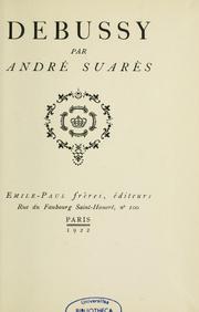 Cover of: Debussy by André Suarès