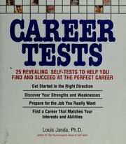 Cover of: Career tests by Louis H. Janda