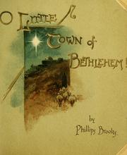 Cover of: O little town of Bethlehem