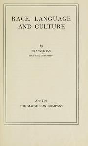 Cover of: Race, language and culture