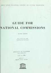Cover of: Guide and directory of national commission