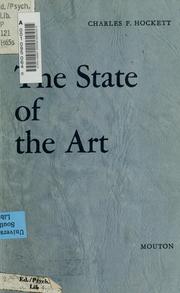 Cover of: The state of the art