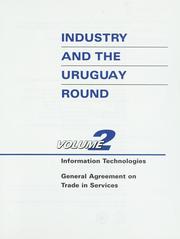 Cover of: Industry and the Uruguay Round.