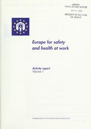 Cover of: European Year of Safety, Hygiene, and Health Protection at Work by 