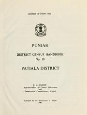 District census handbook, Punjab by India. Superintendent of Census Operations, Punjab.