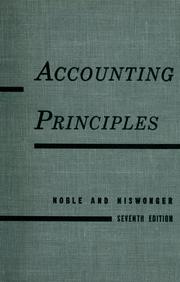 Cover of: Accounting principles by Howard S. Noble