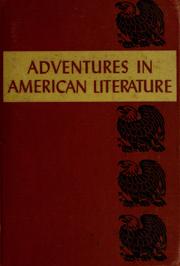 Cover of: Adventures in American literature by Rewey Belle Inglis