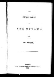 The Improvement of the Ottawa and its districts