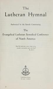 Cover of: American Lutheran hymnal by Lutheran church. Liturgy and ritual