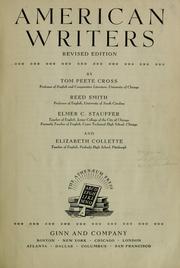 Cover of: American writers