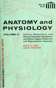 Cover of: Anatomy and physiology by Edwin Benzel Steen