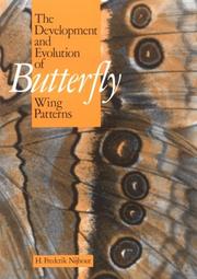 Cover of: The development and evolution of butterfly wing patterns