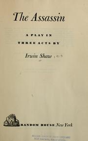 Front cover of The assassin by Irwin Shaw