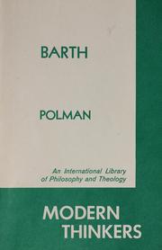 Cover of: Barth.