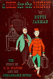 Cover of: A bed for the night by Rufus Jarman