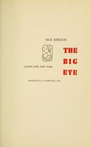 Cover of: The big eye.