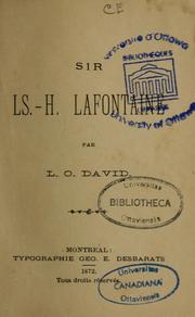 Sir Ls.-H. Lafontaine by L.-O David