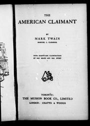 Cover of: The American claimant by Mark Twain