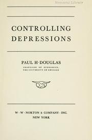 Cover of: Controlling depressions