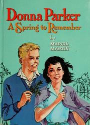 Cover of: Donna Parker, a spring to remember