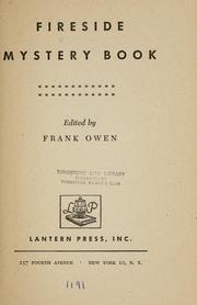 Cover of: Fireside Mystery Book by Frank Owen