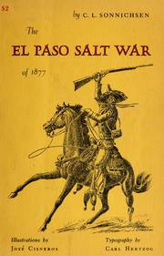Cover of: The El Paso Salt War, 1877.