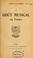 Cover of: Le goût musical en France