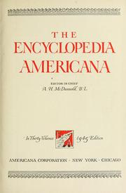 Cover of: The Encyclopedia Americana
