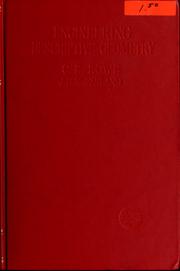 Cover of: Engineering descriptive geometry by Charles Elmer Rowe