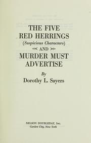 Cover of: The five red herrings: and, Murder Must Advertise