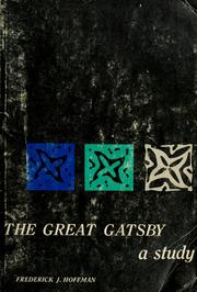 Cover of: The great Gatsby: a study.