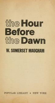 Cover of: The hour before the dawn