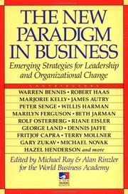 Cover of: The New paradigm in business by edited by Michael Ray and Alan Rinzler for the World Business Academy.