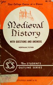 Cover of: Medieval history