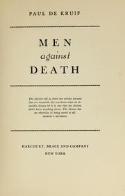 Cover of: Men against death