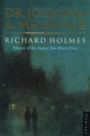 Cover of: Dr. Johnson and Mr. Savage by Richard Holmes