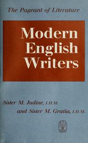 Cover of: Modern English writers by Sister Judine