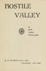 Cover of: Hostile Valley