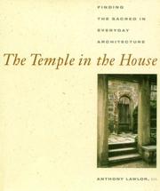 Cover of: The temple in the house: finding the sacred in everyday architecture