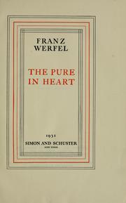 Cover of: The pure in heart