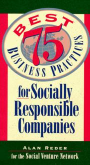 75 best business practices for socially responsible companies cover