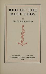 Cover of: Red of the Redfields by Grace S. Richmond