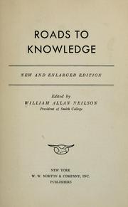 Cover of: Roads to knowledge. by Neilson, William Allan